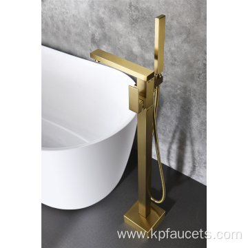 Gold Brass Bathroom Shower Faucet Sets Rain